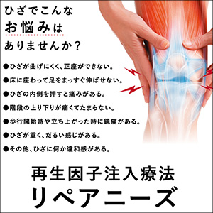 リペアニーズの治療の流れのイメージ